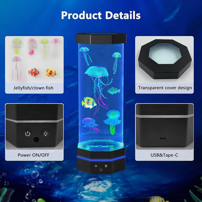 Premium Jellyfish Tank Lamp with Projector